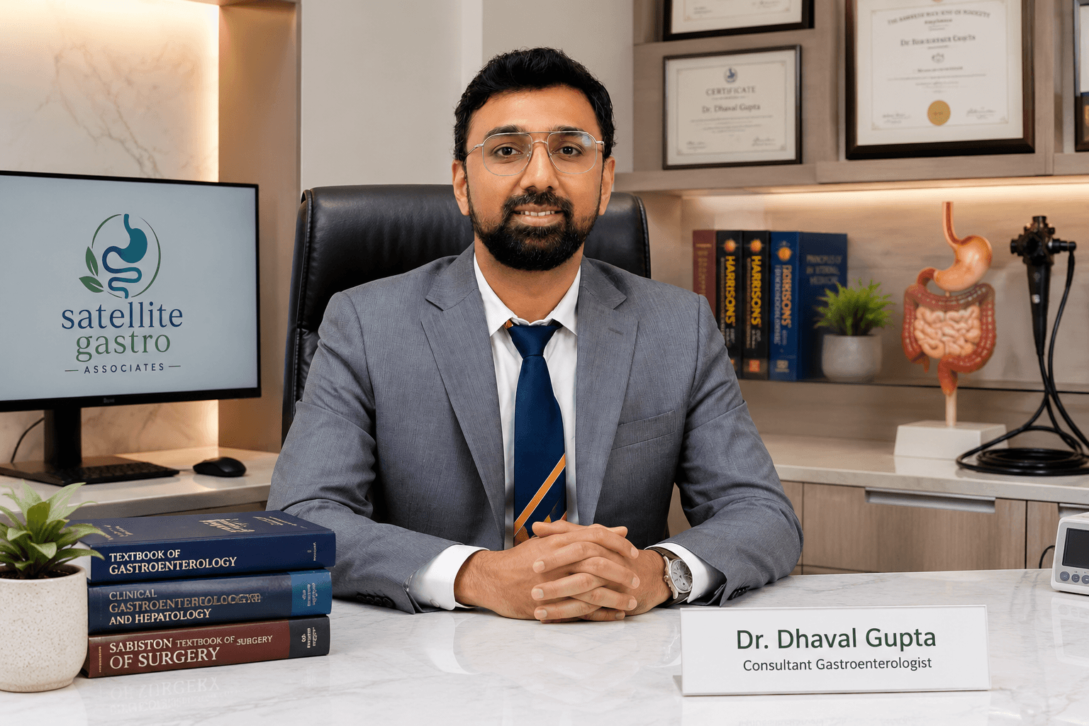 Dr. Dhaval Gupta, Consultant Gastroenterologist, Hepatologist & Endoscopist